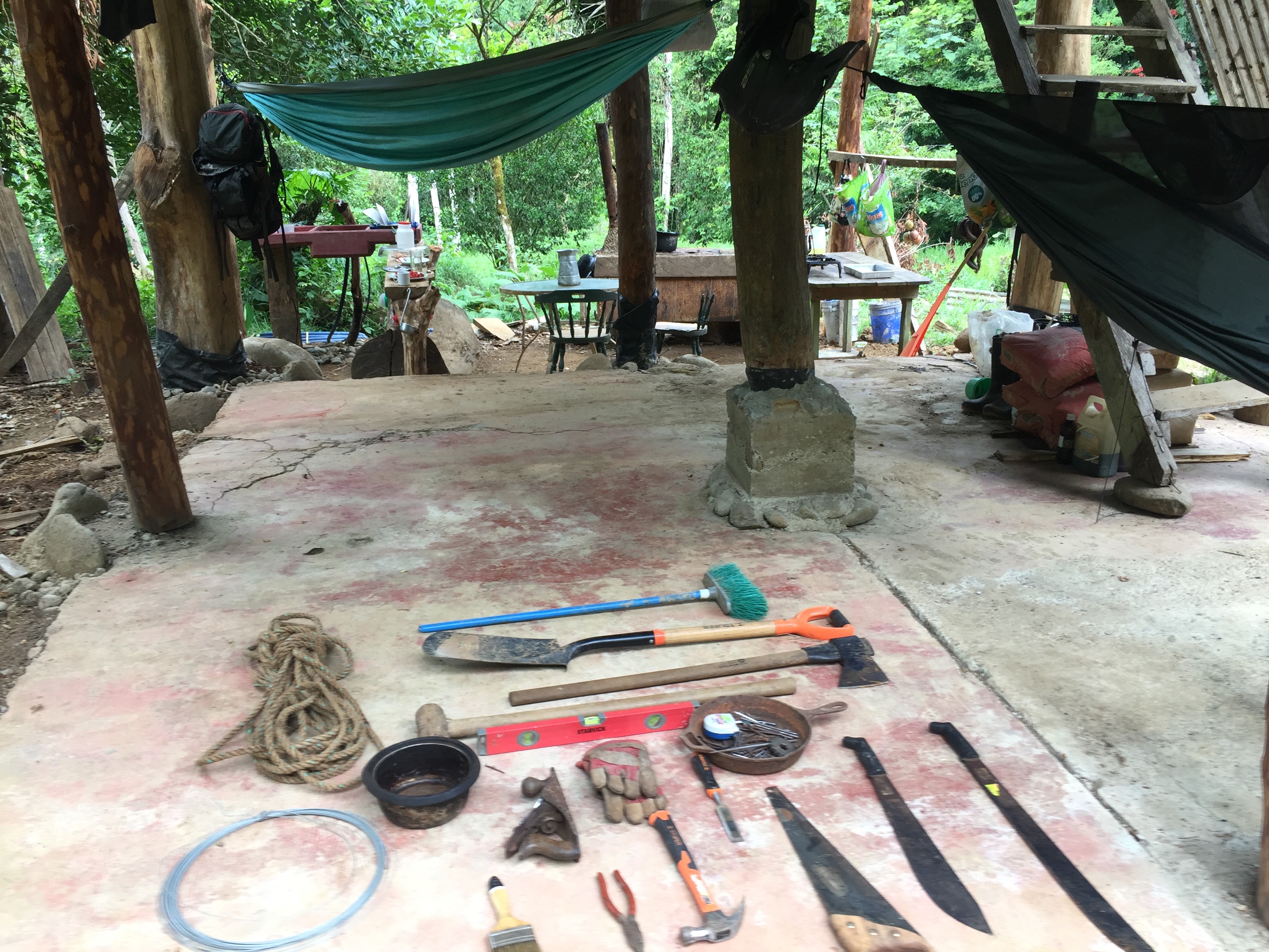 Tools on site