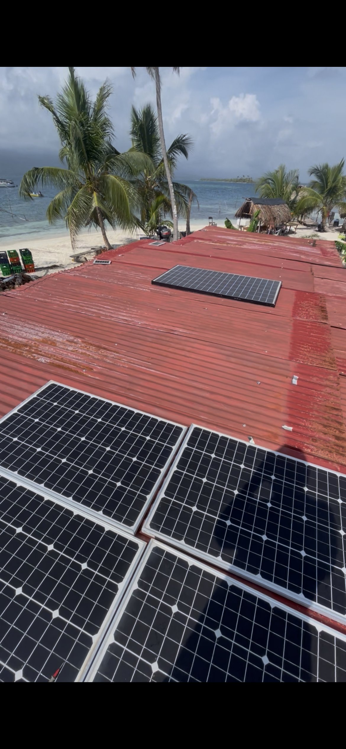 Panels wired in