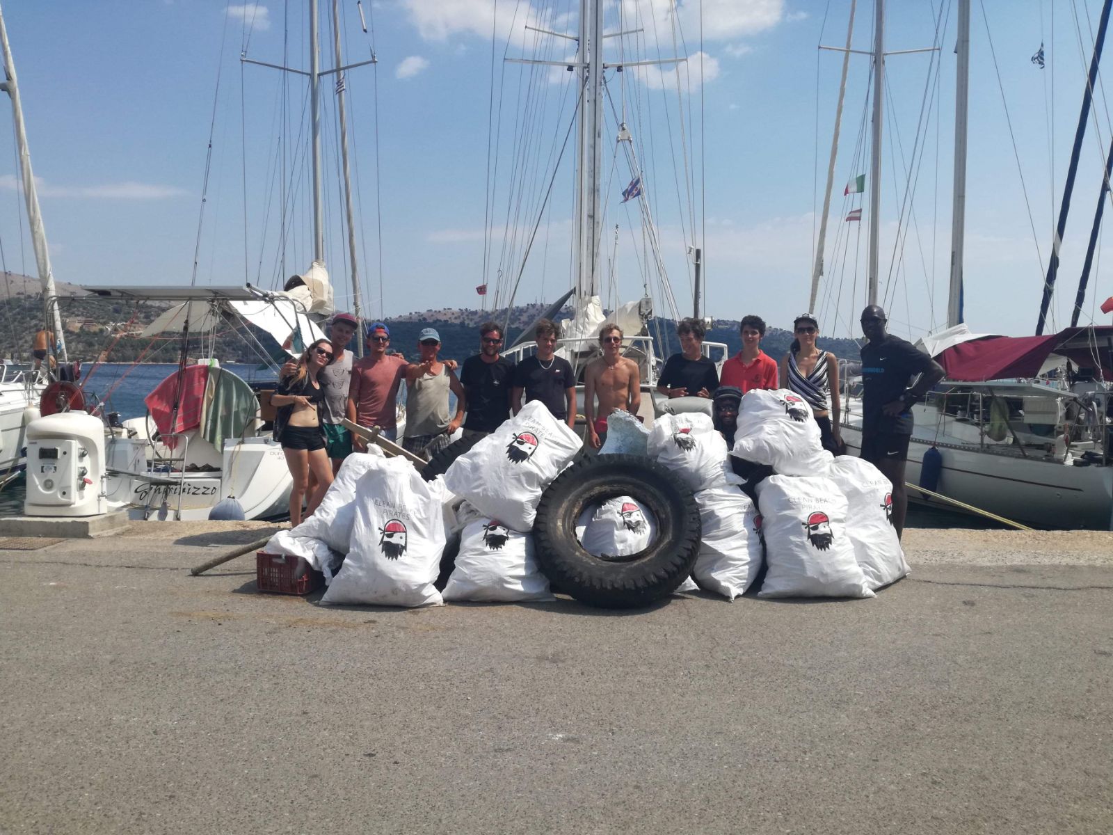 Clean Beach Pirates, sailing lessons and beach cleanups